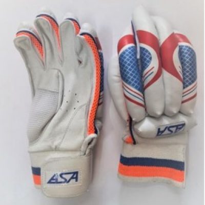 ASASA LITE BATTING GLOVES ( WHITE & RED )