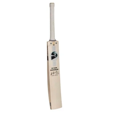 SG 90 YEARS ANNIVERSARY GRADE 1 WORLDS FINEST ENGLISH WILLOW CRICKET BAT | STR8BAT SENSOR