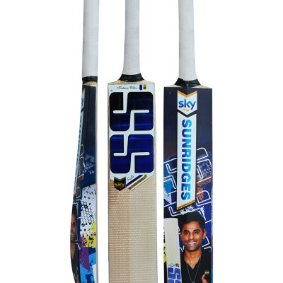 SS SKY FULL STICKER KASHMIR WILLOW CRICKET BAT SHORT HANDLE