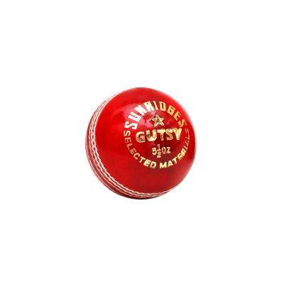 SS GUTSY ALUM TANNED CRICKET LEATHER BALL FOUR-PIECE