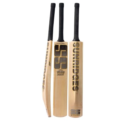SS VINTAGE JAGUAR KASHMIR WILLOW CRICKET BAT SHORT HANDLE