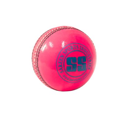 SS COUNTY PINK CRICKET LEATHER BALL FOUR-PIECE