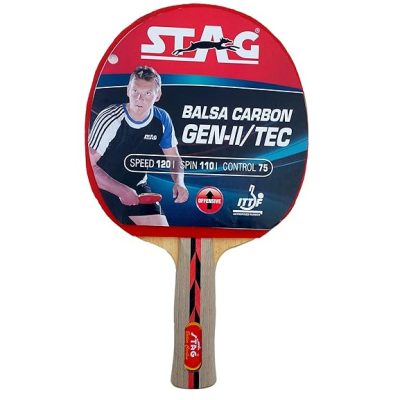 STAG BALSA CARBON GEN-II/TEC TABLE TENNIS RACKET